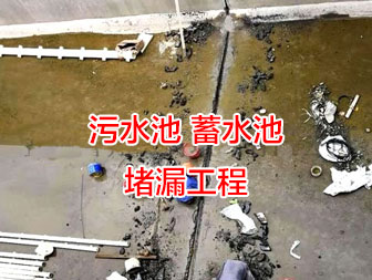 武漢污水池堵漏