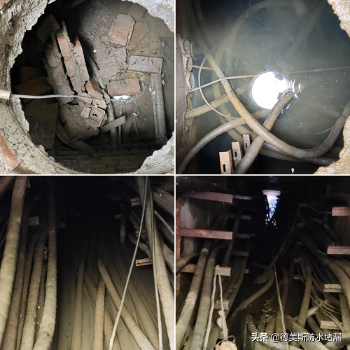 武漢某集團(tuán)電纜管溝滲漏水堵漏施工